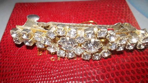 Barrette strassée glamour